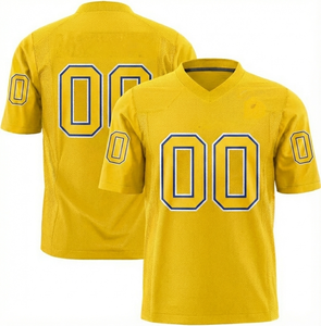 High Quality American Football <b>Jersey</b> <b>Short</b> Sleeve Plus Size Feature - Product Image 2