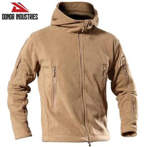 เสื้อแจ็คเก็ตฟลีซผู้ชายแบบซิปเต็มตัว มีกระเป๋าซิปสองด้าน คุณภาพพรีเมียม เสื้อแจ็คเก็ตฟลีซผ้าฝ้ายเนื้อนุ่มแบบซิปเต็มตัวสำหรับผู้ชาย พร้อมฮู้ด - Product Image 3