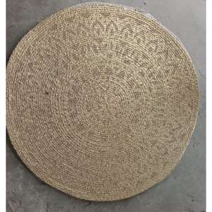 Eco-Friendly Natural Hand-Woven Table <b>Mat</b> <b>Round</b> Shape Jute Table <b>Mat</b> for Gifting Use Available at Low Price - Product Image 3