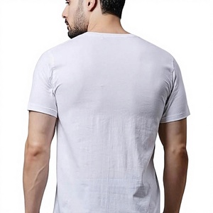 Camisetas de Hombre 100% Algodón Pakistaní, Cuello Redondo, Secado Rápido, Diseño Casual con Letras, Personalizadas con Serigrafía, Diseño en Blanco, 270g - Product Image 1