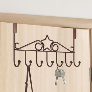 Functional Metal Door Hanger With Strong Hooks For Hanging <b>Wreaths</b> Lanterns And Seasonal Decorations - Product Image 4