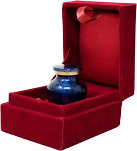 Petites urnes pour les cendres humaines, urne souvenir, urne pour les cendres humaines Femme adulte, funérailles maman et papa pour les cendres, livré avec étui bleu - Product Image 6