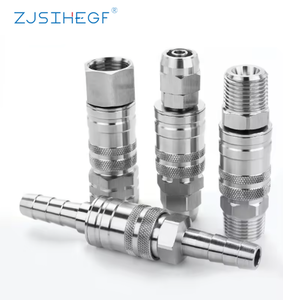 Zjsihegf SS304 Auto Lock Schnell kupplung Pneumatische Armaturen Luft kompressor anschlüsse Pneumatische Druckluft werkzeug kupplung - Product Image 5