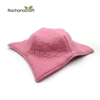 Support pour bol en feutre de laine de style classique fait à la main, tapis et coussinets résistants à la chaleur en tissu de 5 mm pour bols chauds
