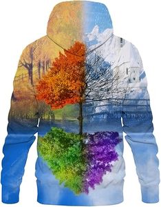2024 à la mode portant coton Polyester pull pas cher Sublimation impression à capuche vêtements décontractés hiver pull avant poche porter - Product Image 2