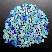 Opal australiano Doublet Cabochon Multi-Fire Natural Doublet Gemstone Fabricación de joyas Piedras preciosas sueltas Todos Los tamaños disponibles