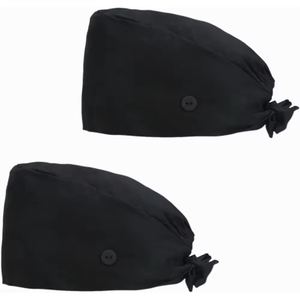 หมวกขัดทางการแพทย์ระบายอากาศได้ดีปรับได้สำหรับผู้ชายผู้หญิงแพทย์พยาบาลโรงพยาบาลใช้ผ่าตัด OEM ออกแบบโลโก้ได้ตามต้องการ - Product Image 1