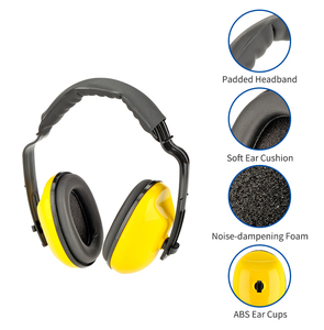 Orejeras Plegables con Cancelación <span class=keywords><strong>de</strong></span> Ruido Industrial, Protección <span class=keywords><strong>Auditiva</strong></span>, Material POM, Certificación CE EN, OEM - Product Image 1