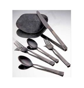 Impressionnant ensemble de couverts de conception cuillère à salade argent fini ensemble de couverts en métal de taille personnalisée avec un bon taux - Product Image 2