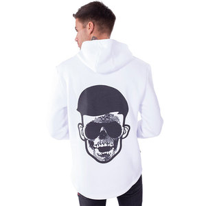 เสื้อมีฮู้ดผ้าคอตตอน100% สำหรับผู้ชายเสื้อฮู้ดปักลายโลโก้แบบโอเวอร์ไซส์สำหรับทุกเพศ - Product Image 3