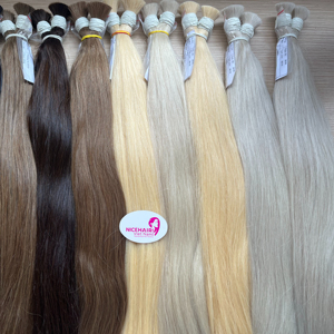 Extensions de cheveux en vrac, qualité supérieure, différentes longueurs et textures, toutes les couleurs, cuticules intactes, vente en gros, fournisseurs de cheveux vierges, beauté - Product Image 1