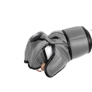 Gants de boxe professionnels demi-doigt équipement d'entraînement de sac de sable en cuir épais poignées étanches durables pour MMA et boxe - Product Image 6