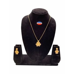 Micro pendentif en laiton plaqué or 24 carats Montana U1 élégant bijoux de mariée et fins avec ensembles de bijoux de mode en zircon - Product Image 1