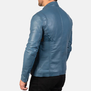 2025 Veste en cuir personnalisée tendance pour hommes avec coutures de qualité supérieure parfaite pour les marques de mode et les étiquettes de streetwear - Product Image 5