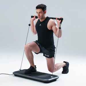 Máquina de Gimnasio Inteligente Todo en Uno RH USD 400, de Acero Inoxidable/Aluminio, para Entrenamiento de Piernas, Estación de Pesas Negra - Product Image 3