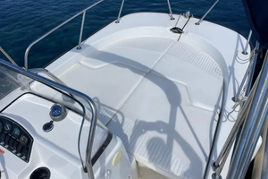 Bateau de pêche en eau salée en aluminium BostonWhaler 170 Montauk 17m de 2014 d'occasion, bateau de travail de luxe, moteur hors-bord essence 100cv, 3 pales + remorque - Product Image 4