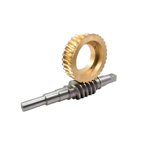 Fabricant de vente directe personnalisé de haute précision roue à vis sans fin fraises de plaque de cuisson en acier engrenage noyau moteur boîte de vitesses nouvelle Construction en bronze - Product Image 2