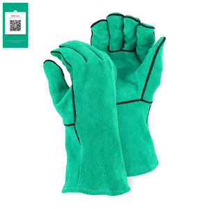 2025 Best-seller Gants de soudage légers à doigts entiers en cuir durable avec protection complète Gants de sécurité de nouvelle conception - Product Image 3