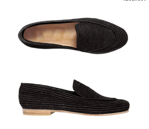 รองเท้ามอคคาซิน Raffia,รองเท้าโลฟเฟอร์ Raffia สำหรับผู้ชายรองเท้ามอคคาซินอ็อกซ์ฟอร์ดรองเท้าผู้ชายใยต้นปาล์มธรรมชาติ - Product Image 1