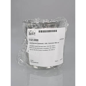 บีกเกอร์สแตนเลสสตีลแบบกริฟฟินสำหรับห้องปฏิบัติการ พร้อมพวยกาแบบแม่นยำ-Burkle GmbH ผลิตในประเทศเยอรมนี - Product Image 3