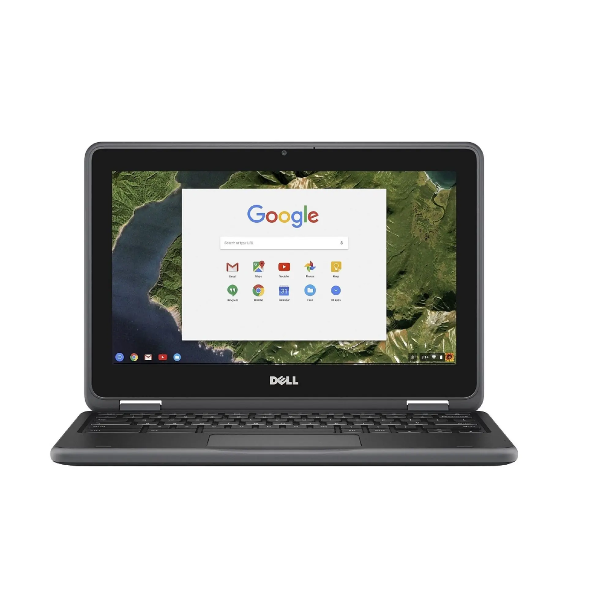 Dell Chromebook 3180 11.6" Celeron N3060 1.60GHz 4GB RAM 16GB SSD Laptop - Black