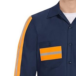 OEM tarifa barata nueva moda hombres camisa de seguridad Super calidad logotipo personalizado/colores Top trending hombres camisa de seguridad con peso ligero - Product Image 2