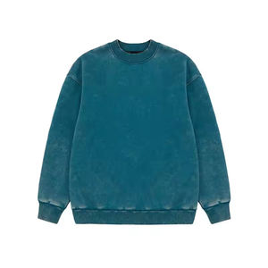 Prix de gros – Nouveaux sweats à capuche et sweat-shirts en molleton 100 % coton tie-dye pour femme, imprimés avec logo frontal délavé à l'acide, idéal pour l'hiver - Product Image 2