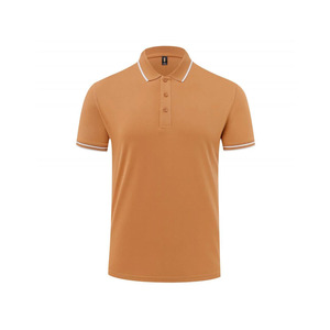 Venta al por mayor 100% algodón impreso de peso pesado de los hombres para el Polo Logo bordado patrón sólido de lona básica de Golf para Polo - Product Image 3
