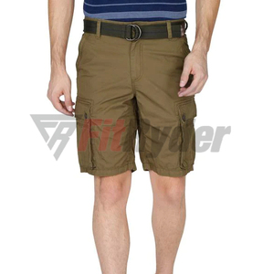 Best Style Men's Casual Heavyweight Breathable Eco-Friendly Quick Dry Windproof Solid Cargo Shorts Wholesale - Product Image 2