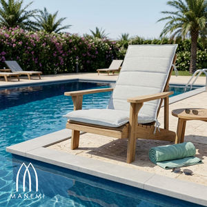 Lightweight 120x50x6cm Water Repellent All-Season Outdoor Garden Chair <b>Cushions</b> Fastening Straps Foam Filling Comfortable - Product Image 5