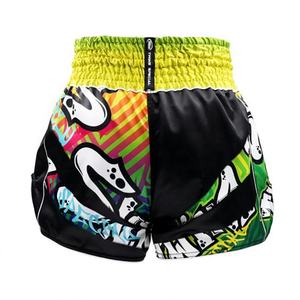Shorts de combat MMA respirants de qualité supérieure, sur mesure, pour l'entraînement au kickboxing, avec logo brodé sur le devant, shorts de Muay Thai Twins - Product Image 3
