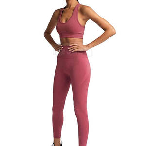 Meilleure vente d'ensemble de yoga très à la mode style unique ensemble de yoga personnalisé de marque privée pour dames - Product Image 3
