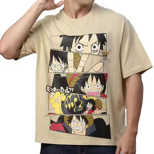 Camiseta Lisa de Cuello Redondo 100% Algodón para Hombre, 220 g/m², Impresión de Logotipo Personalizado, Camiseta con Patrón Sólido - Product Image 3