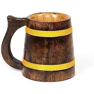 Novedad de 2025, taza de café de té de madera antigua, hecha a mano, Marrón Natural, multiusos para decoración de Mesa del hogar, Accesorios - Product Image 4