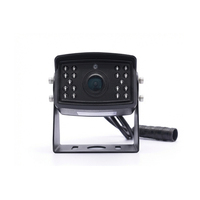 Cámara de Visión Trasera y Lateral para Camiones AHD con 18 Luces LED, 24V HD, Visión Nocturna, Impermeable IP68, 1 Año de Garantía para RV, Montacargas, Autobús, Automóvil
