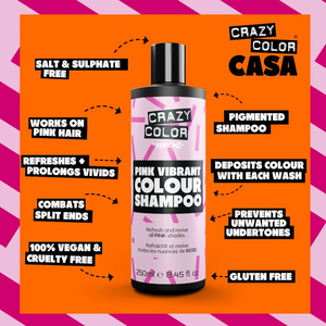 Shampooing Végan Rose Vibrant Sans Sulfate, Formule Maintenant la Couleur pour Tous Types de Cheveux, Usage Domestique - Product Image 3