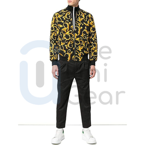 เสื้อแจ็คเก็ตบอมเบอร์ผู้ชายคุณภาพสูง เป็นมิตรกับสิ่งแวดล้อม ระบายอากาศได้ดี แห้งเร็ว คอตั้ง ซิปเต็มตัว สไตล์สตรีทแฟชั่นสำหรับฤดูหนาว - Product Image 4