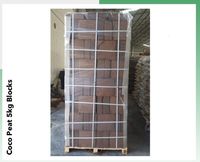 Blocs de fibre de coco pour la culture des plantes, haute rétention d'eau, écologiques, biodégradables, utilisation en agriculture sans sol