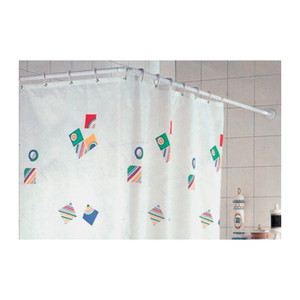 Telaio Tenda per Vasca 80x160 Bianco - Product Image 1