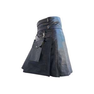Kilts de cuero para hombre nuevo estilo vendedor caliente para la venta Kilt de cuero fabricado profesionalmente con MOQ bajo - Product Image 4