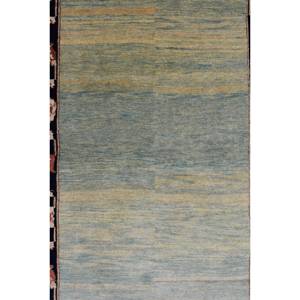 Alfombra turca de área grande, diseño clásico de retazos en verde y negro, Material de lana de 1,5x2,9 pies con respaldo de látex, nuevo modelo para sala de estar - Product Image 5