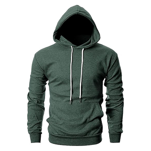 Sweat à capuche décontracté pour homme, personnalisé, simple, uni, 100% polyester, polaire, léger, respirant, séchage rapide, antibactérien - Product Image 2