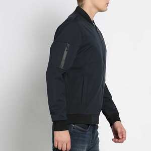 Camiseta de béisbol personalizada para hombre, ropa de calle, chaqueta de bombardero de cuero cortavientos Varsity con Letterman deportivo, servicio OEM disponible - Product Image 3