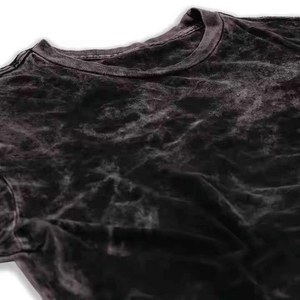 Nuevo estilo Personalizar Ajuste relajado Premium Cuello redondo Lavado ácido pesado Algodón liso Vintage Tallas grandes Camisetas para hombres - Product Image 5