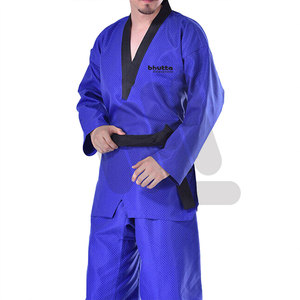 Nouveauté Uniformes de Taekwondo Personnalisés Élégants 2024 100% Coton 220g Coupe Confortable Unisexe Adultes Option Logo Personnalisé Personnalisé - Product Image 6