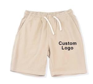 กางเกงขาสั้นแนวสตรีทฤดูร้อนของผู้ชายระบายอากาศได้ดีผ้าคอตตอน100% ใส่เล่นกีฬาแบบลำลองแนวยุโรปใส่สบายปรับแต่งโลโก้ได้ตามต้องการ - Product Image 1