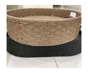 ตะกร้าหวายลอยน้ำสำหรับใส่อาหารเช้ากลางแจ้งตะกร้าหวายสำหรับเสิร์ฟอาหารเช้าแบบลอยน้ำสำหรับวิลล่ารีสอร์ท - Product Image 5