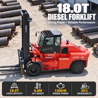Runtx Contrebalancé Diesel 10 tonnes 12 tonnes 15 tonnes 25 tonnes 30 tonnes Chariot élévateur Chariot élévateur lourd Conteneur utilisation Port