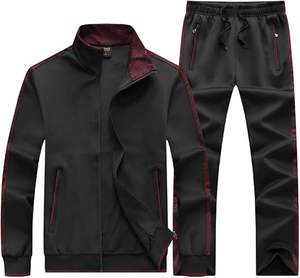 Sweat-shirt de sport d'hiver de haute qualité pour hommes sweat à capuche à fermeture éclair survêtements pull chaud pour Jogging Gym Fitness imprimé solide - Product Image 5