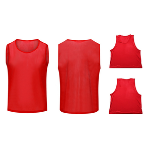 Wholesale Custom Logo Breathable Quick Dry Mesh Football Training <b>Bibs</b>/Vests-100% Polyester Custom Positions & Team Name - Product Image 6